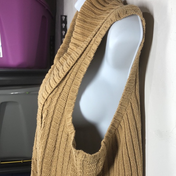 Lauren Ralph Lauren tan sweater vest cardigan size 1X - Picture 5 of 9